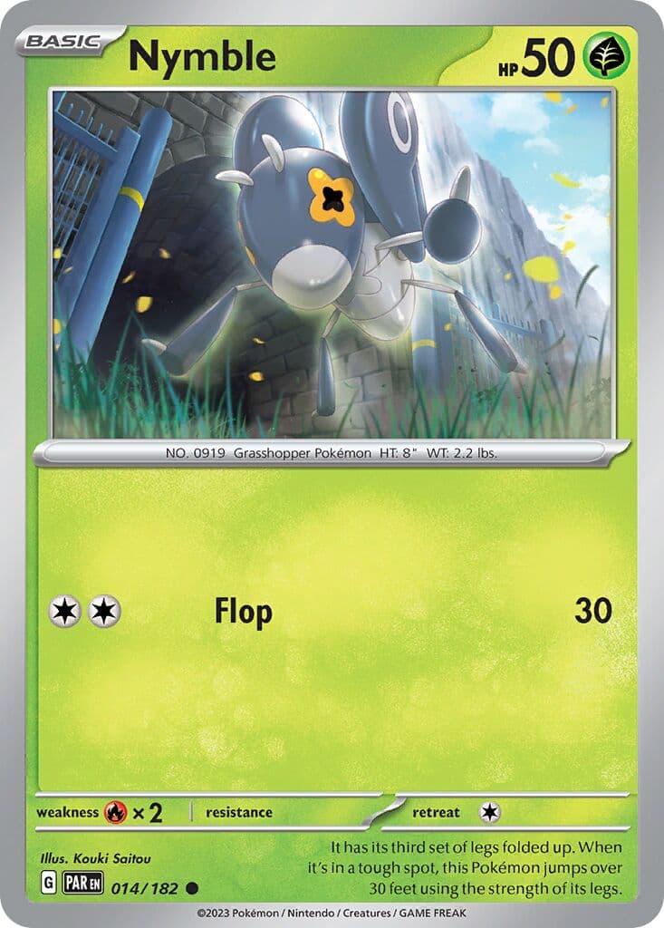 Paradox Rift Pokemon card #014 - high resolution TCG trading card image
