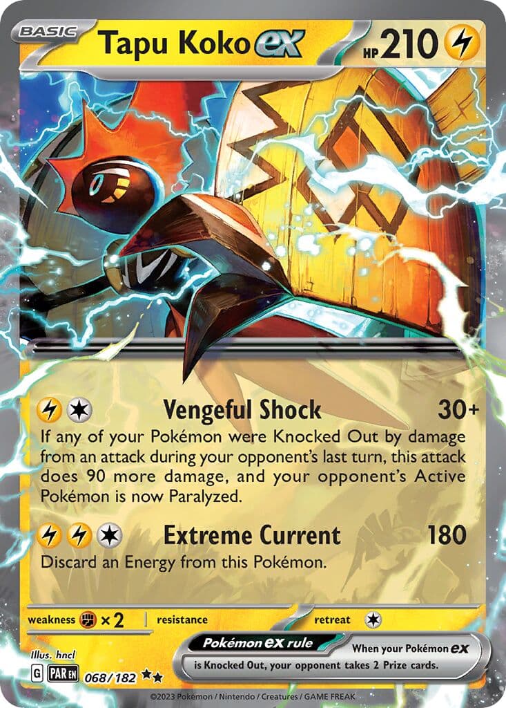 Paradox Rift Pokemon card #068 - high resolution TCG trading card image