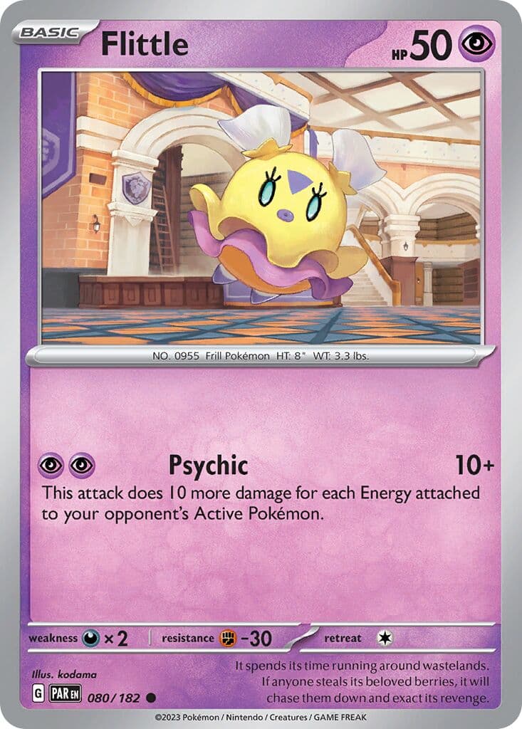 Paradox Rift Pokemon card #080 - high resolution TCG trading card image