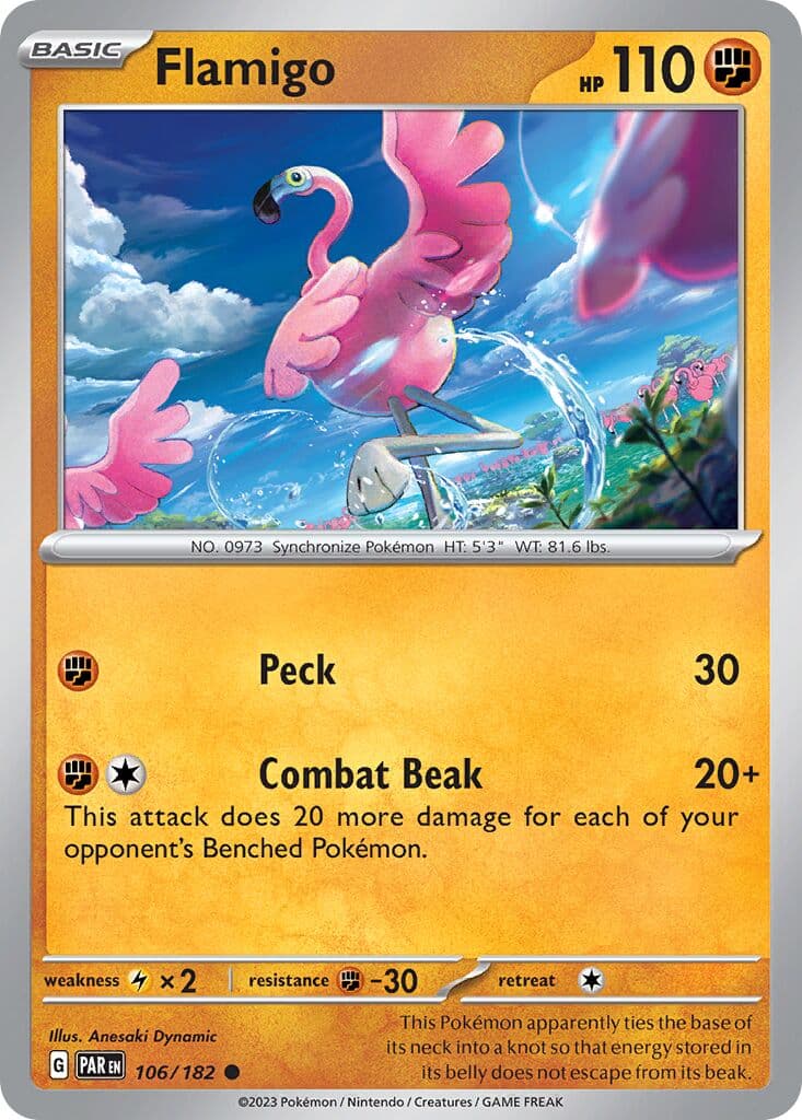Paradox Rift Pokemon card #106 - high resolution TCG trading card image