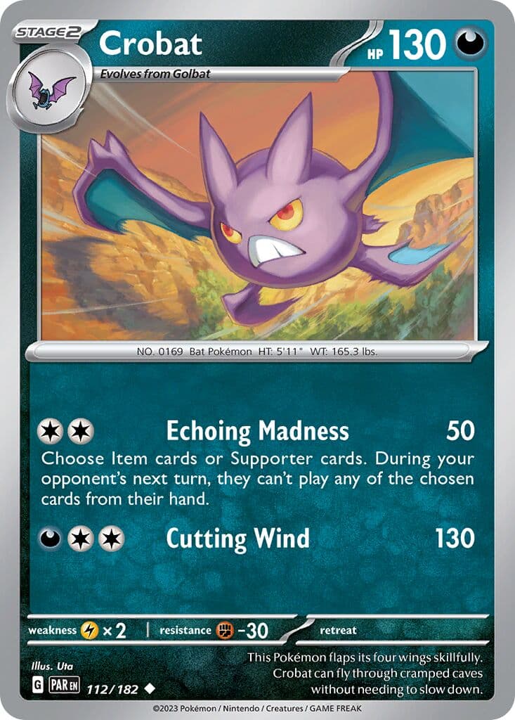 Paradox Rift Pokemon card #112 - high resolution TCG trading card image