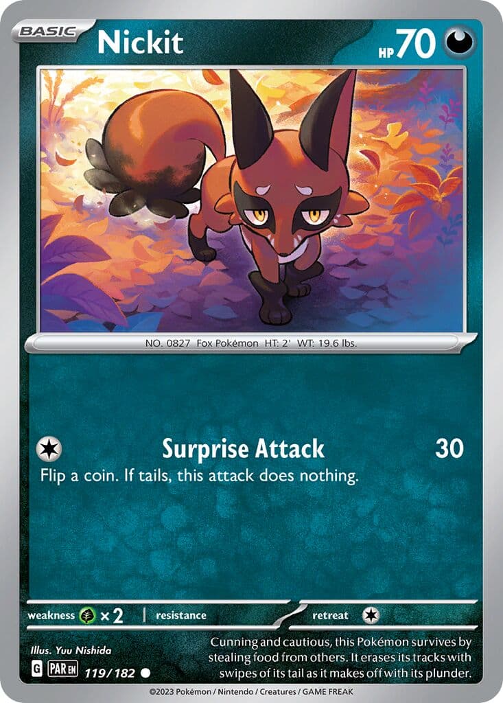 Paradox Rift Pokemon card #119 - high resolution TCG trading card image