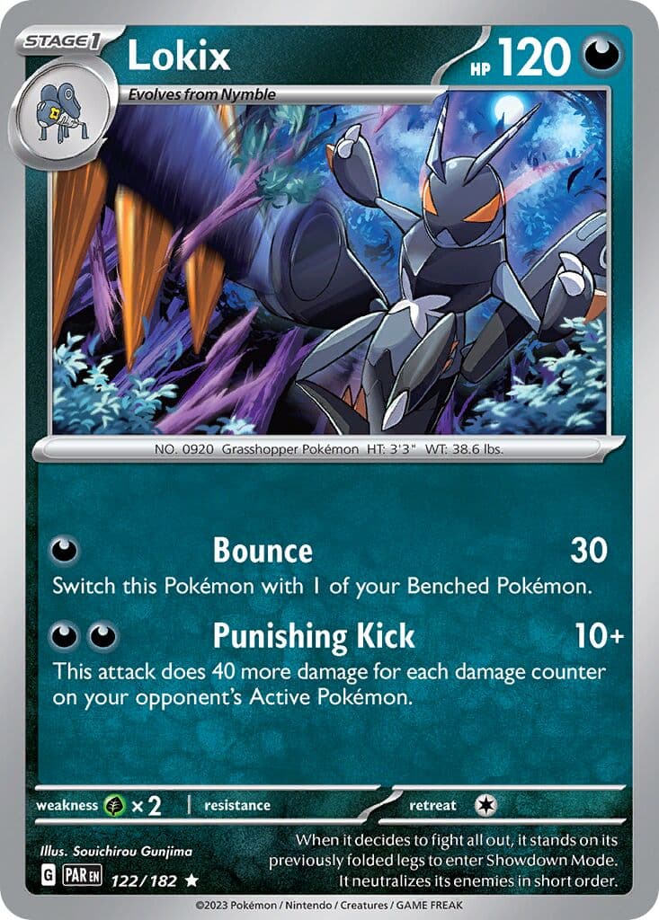 Paradox Rift Pokemon card #122 - high resolution TCG trading card image