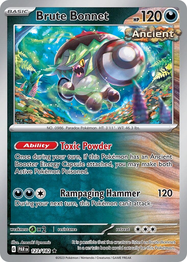 Paradox Rift Pokemon card #123 - high resolution TCG trading card image