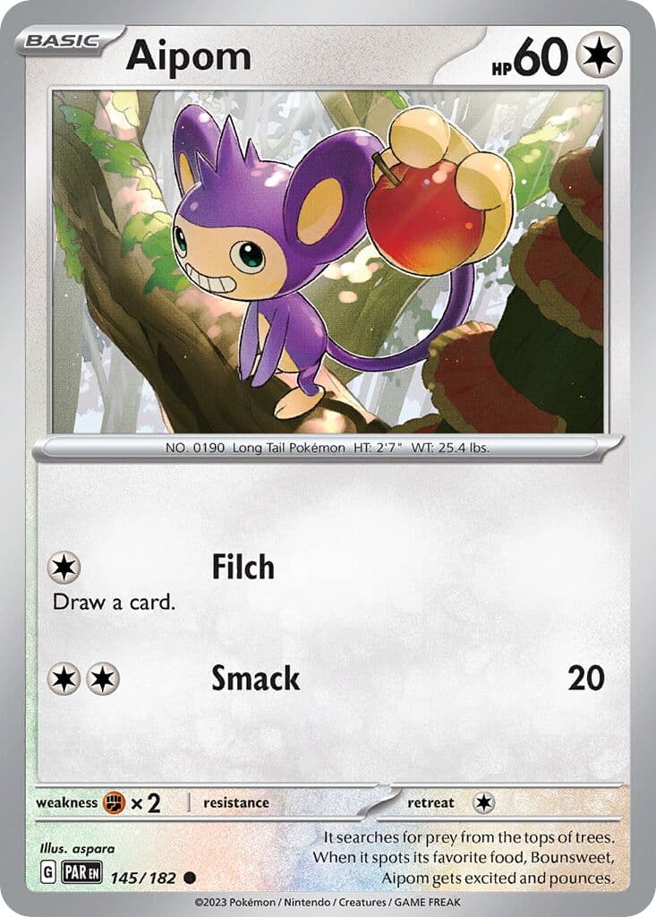 Paradox Rift Pokemon card #145 - high resolution TCG trading card image