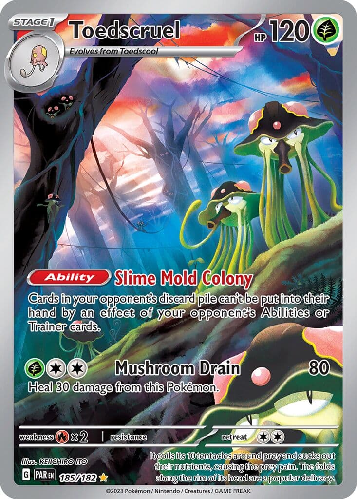 Paradox Rift Pokemon card #185 - high resolution TCG trading card image