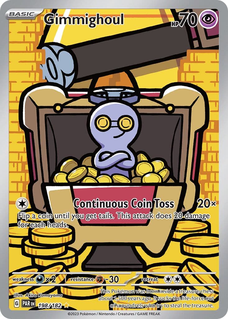 Paradox Rift Pokemon card #198 - high resolution TCG trading card image