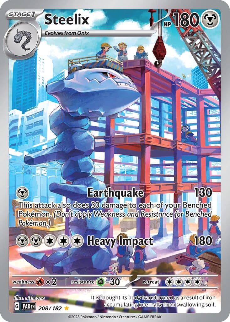 Paradox Rift Pokemon card #208 - high resolution TCG trading card image