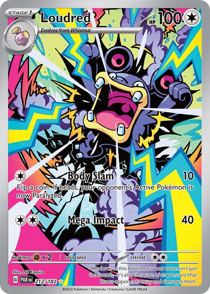 Paradox Rift Pokemon card #212 - high resolution TCG trading card image