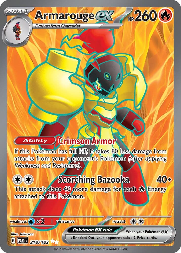 Paradox Rift Pokemon card #218 - high resolution TCG trading card image