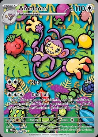Phantasmal Flames Pokemon card #107 - high resolution TCG trading card image