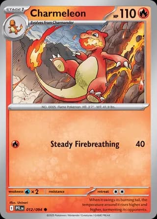 Phantasmal Flames Pokemon card #012 - high resolution TCG trading card image