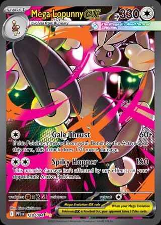 Phantasmal Flames Pokemon card #128 - high resolution TCG trading card image