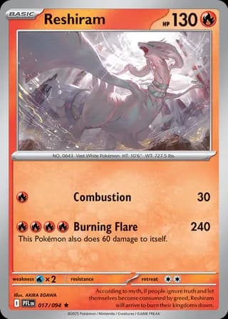 Phantasmal Flames Pokemon card #017 - high resolution TCG trading card image