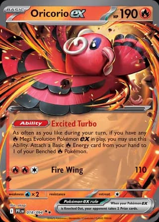Phantasmal Flames Pokemon card #018 - high resolution TCG trading card image