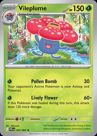 Phantasmal Flames Pokemon card #003 - high resolution TCG trading card image
