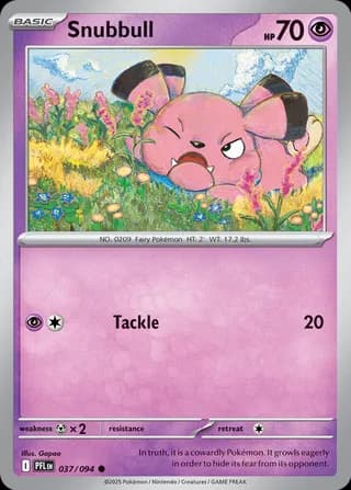 Phantasmal Flames Pokemon card #037 - high resolution TCG trading card image