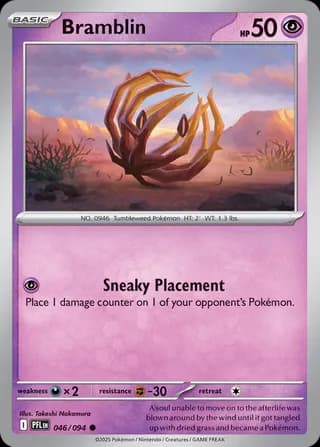 Phantasmal Flames Pokemon card #046 - high resolution TCG trading card image