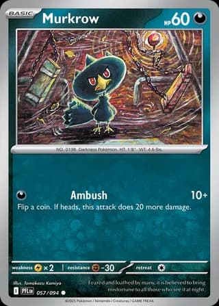 Phantasmal Flames Pokemon card #057 - high resolution TCG trading card image
