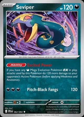 Phantasmal Flames Pokemon card #062 - high resolution TCG trading card image