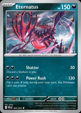 Phantasmal Flames Pokemon card #069 - high resolution TCG trading card image