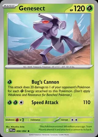 Phantasmal Flames Pokemon card #008 - high resolution TCG trading card image