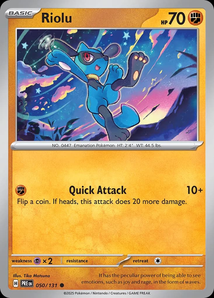 Prismatic Evolutions Pokemon card #050 - high resolution TCG trading card image
