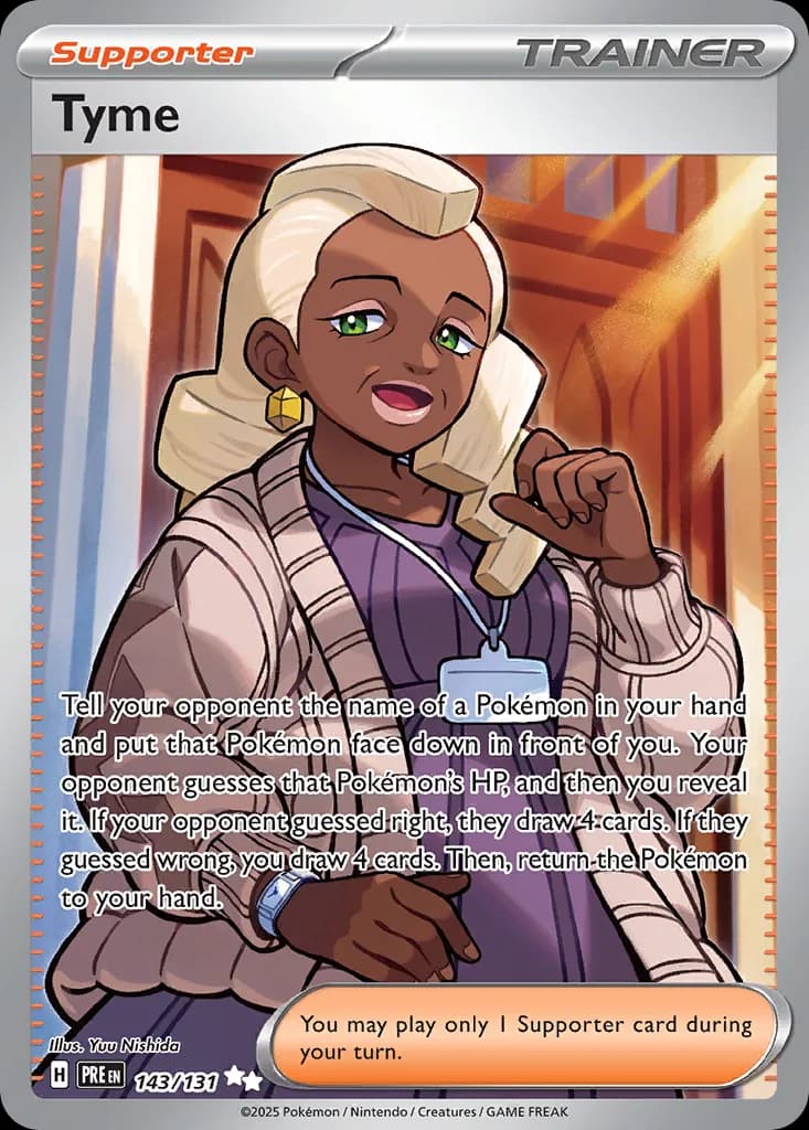 Prismatic Evolutions Pokemon card #143 - high resolution TCG trading card image