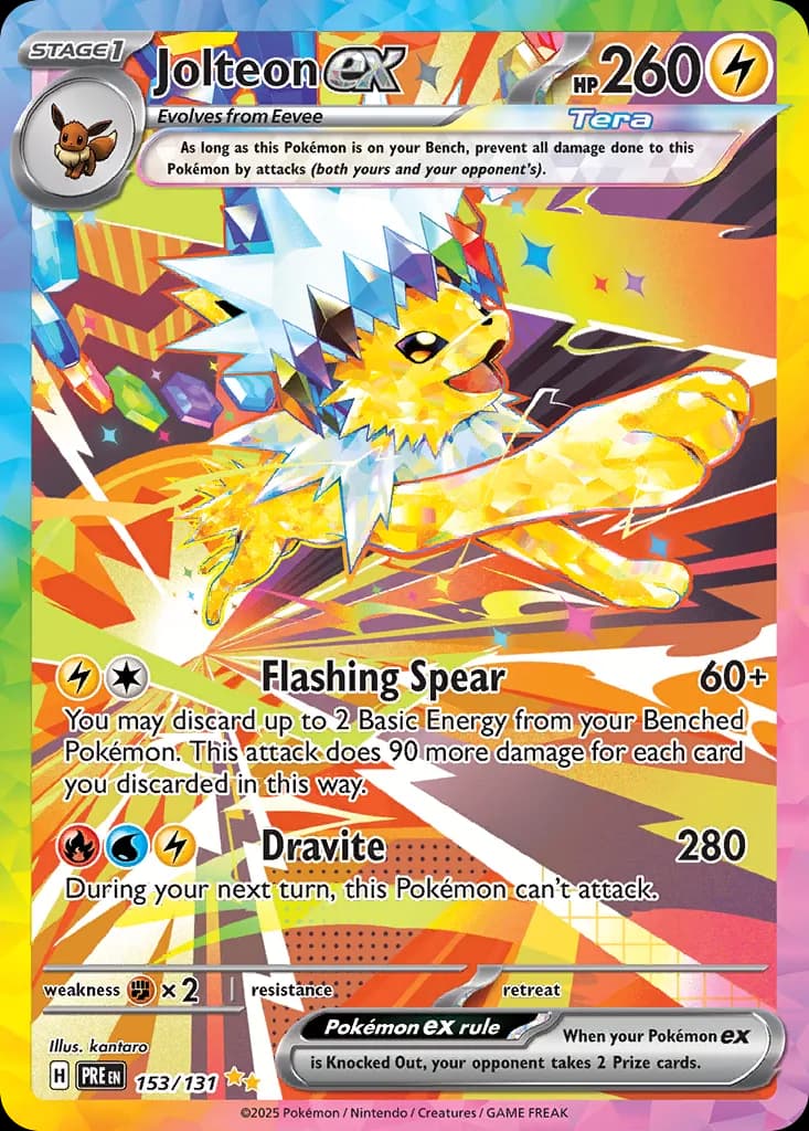 Prismatic Evolutions Pokemon card #153 - high resolution TCG trading card image