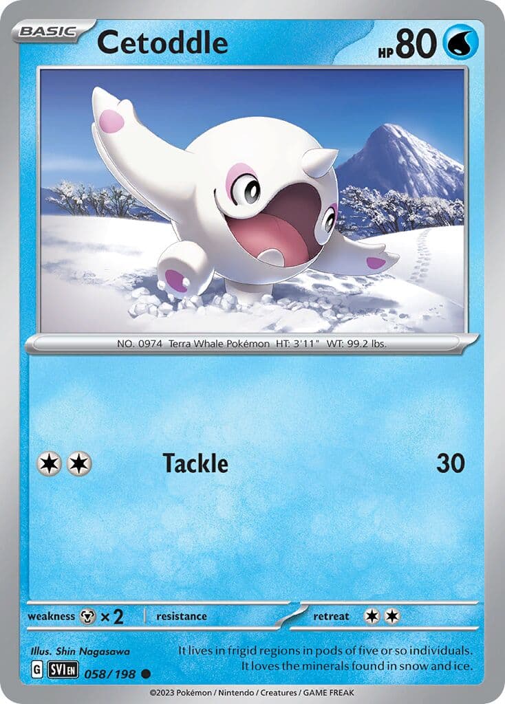 Scarlet & Violet Pokemon card #058 - high resolution TCG trading card image