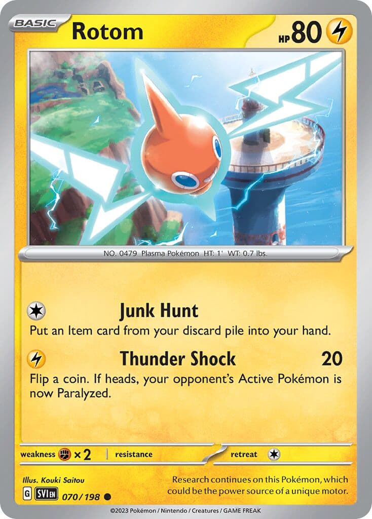 Scarlet & Violet Pokemon card #070 - high resolution TCG trading card image