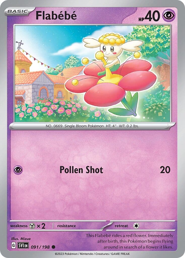 Scarlet & Violet Pokemon card #091 - high resolution TCG trading card image