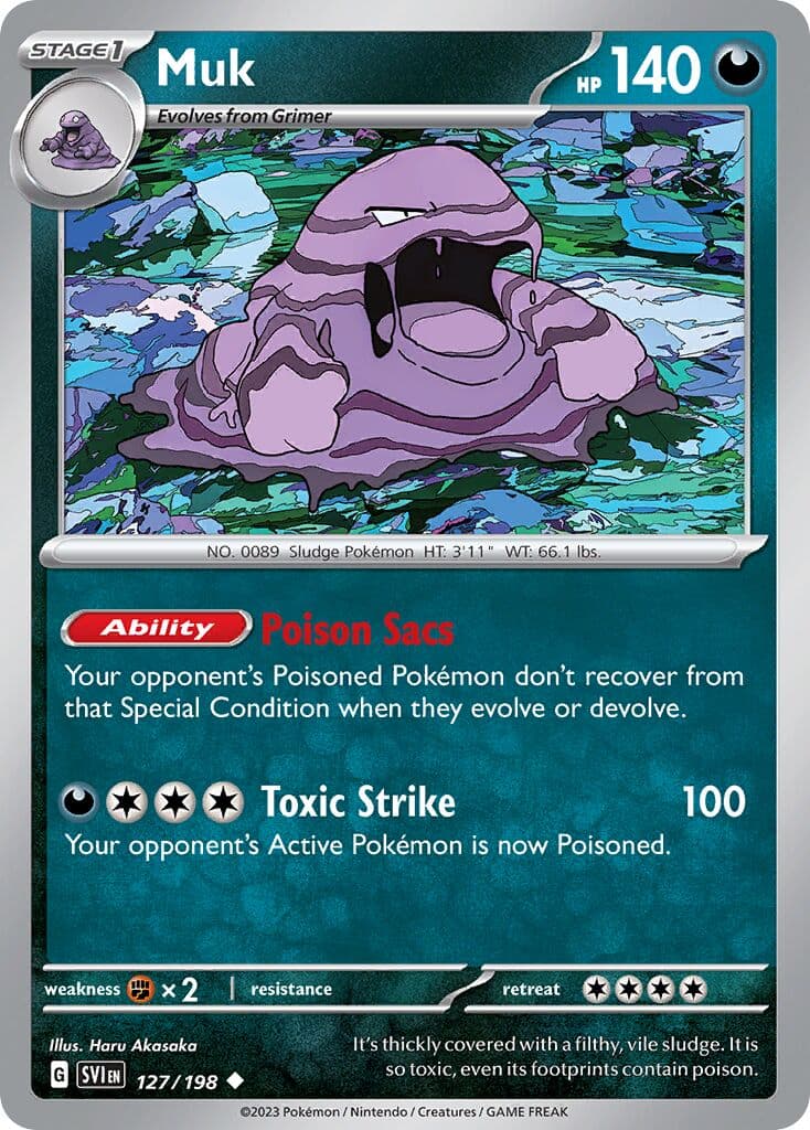 Scarlet & Violet Pokemon card #127 - high resolution TCG trading card image