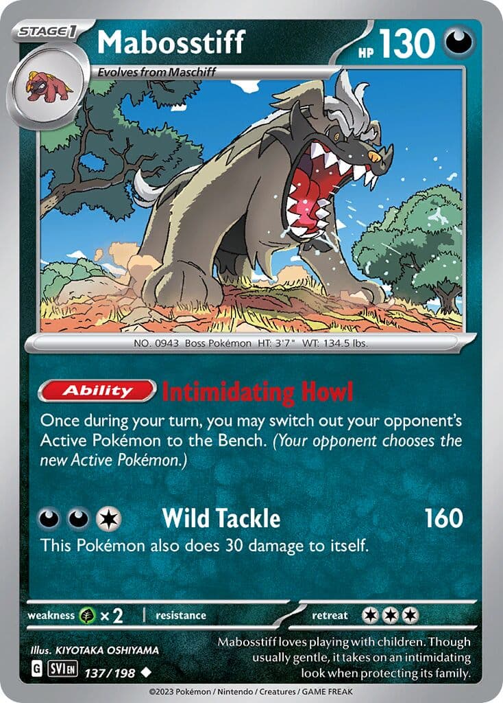 Scarlet & Violet Pokemon card #137 - high resolution TCG trading card image
