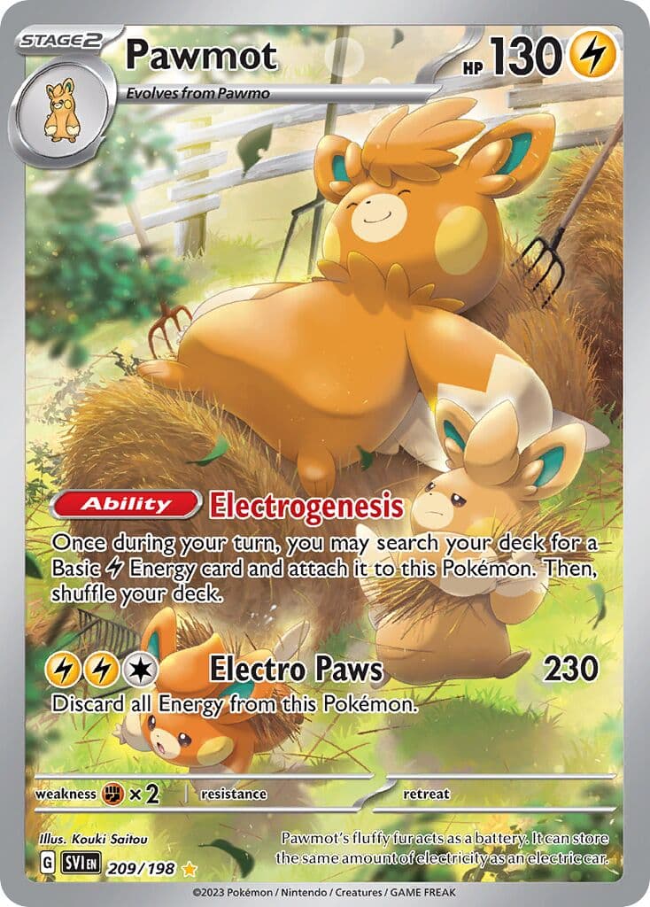 Scarlet & Violet Pokemon card #209 - high resolution TCG trading card image