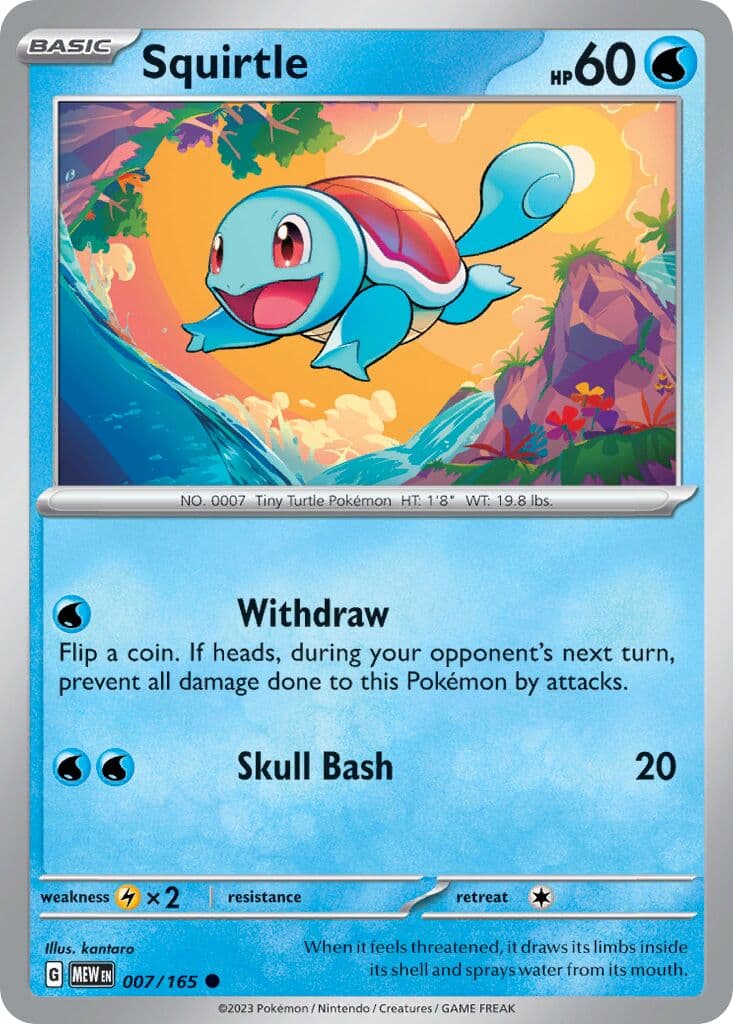 Scarlet & Violet 151 Pokemon card #007 - high resolution TCG trading card image
