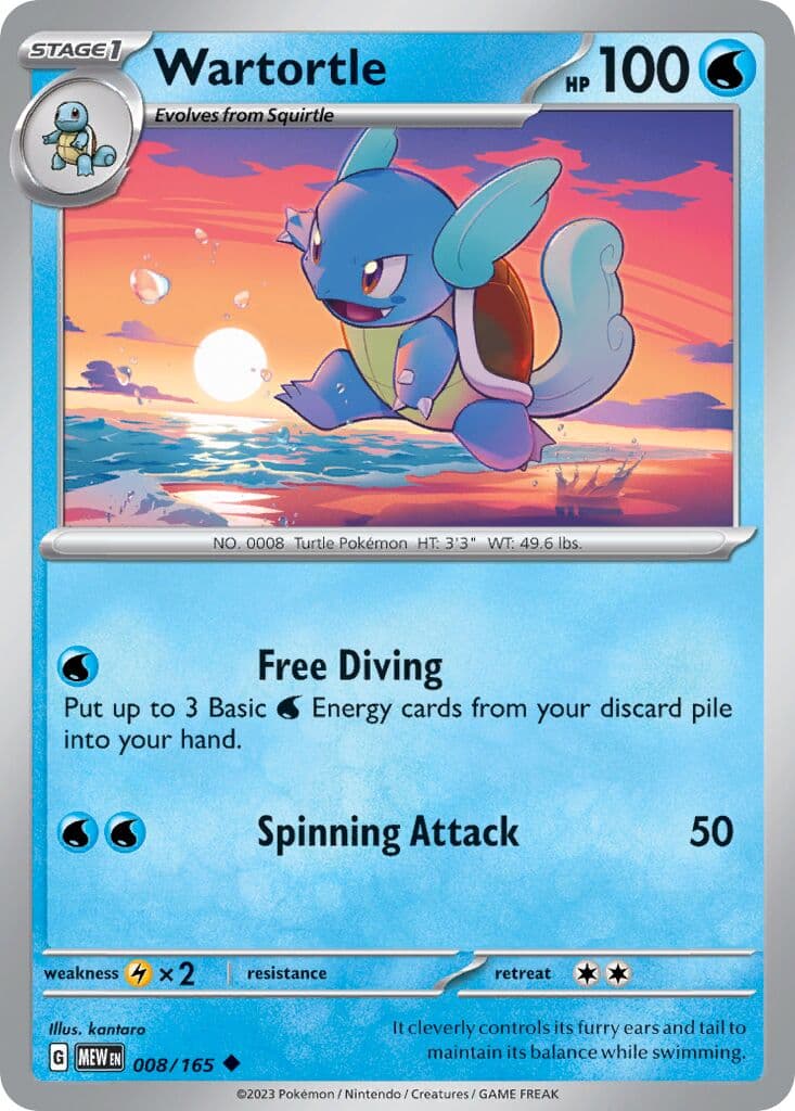 Scarlet & Violet 151 Pokemon card #008 - high resolution TCG trading card image