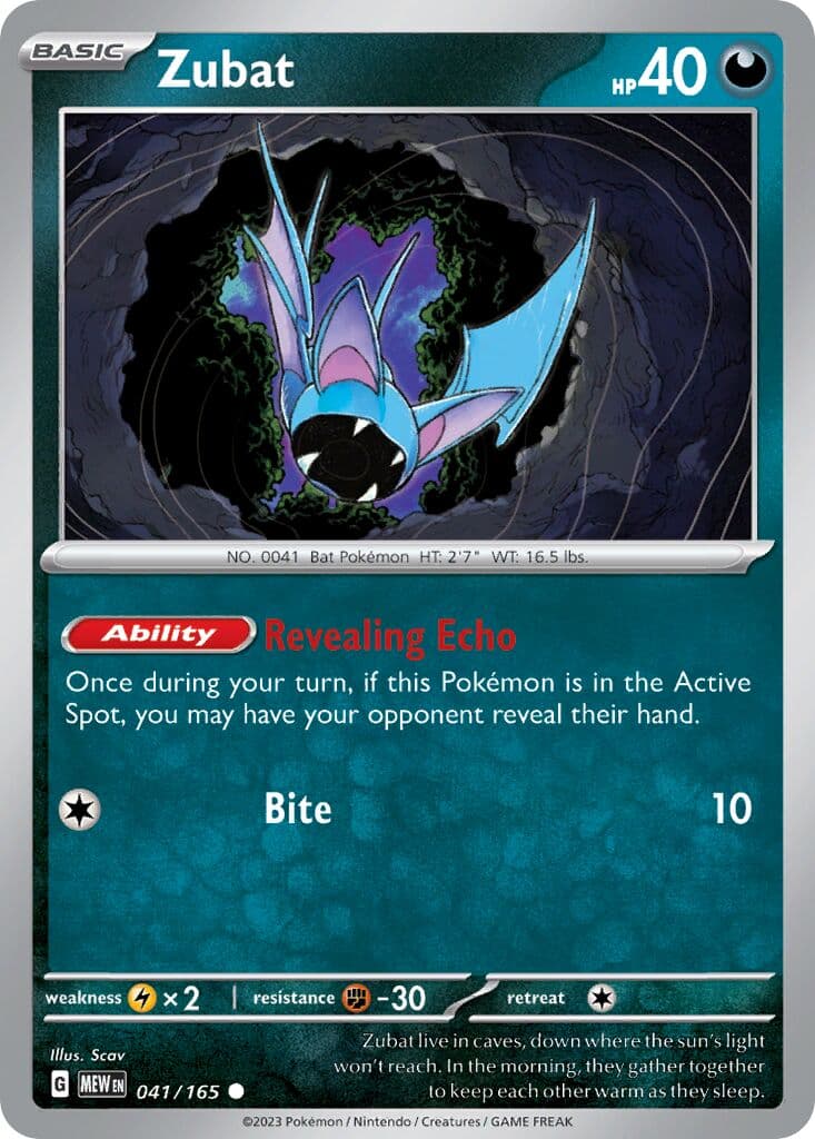 Scarlet & Violet 151 Pokemon card #041 - high resolution TCG trading card image