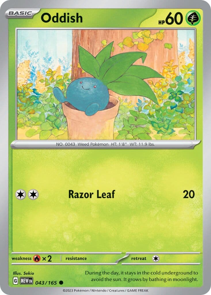 Scarlet & Violet 151 Pokemon card #043 - high resolution TCG trading card image