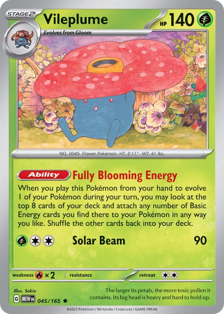 Scarlet & Violet 151 Pokemon card #045 - high resolution TCG trading card image