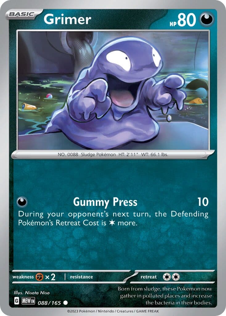 Scarlet & Violet 151 Pokemon card #088 - high resolution TCG trading card image