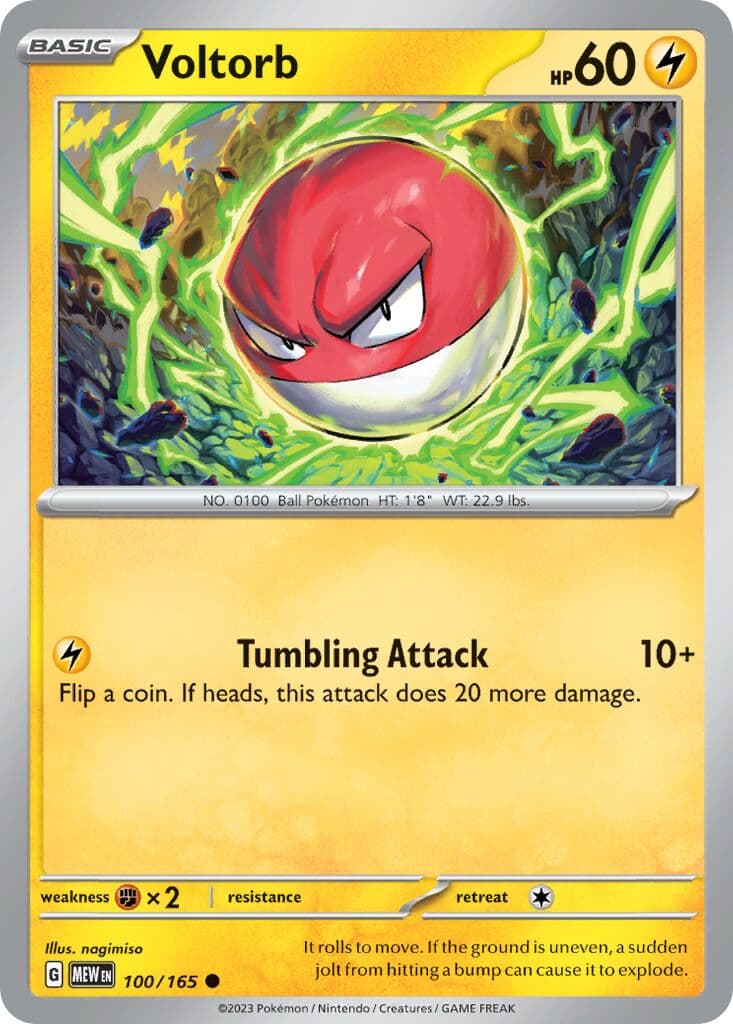 Scarlet & Violet 151 Pokemon card #100 - high resolution TCG trading card image
