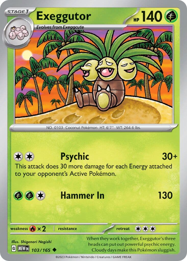 Scarlet & Violet 151 Pokemon card #103 - high resolution TCG trading card image