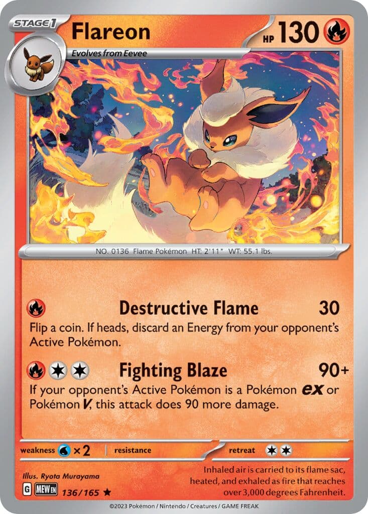 Scarlet & Violet 151 Pokemon card #136 - high resolution TCG trading card image