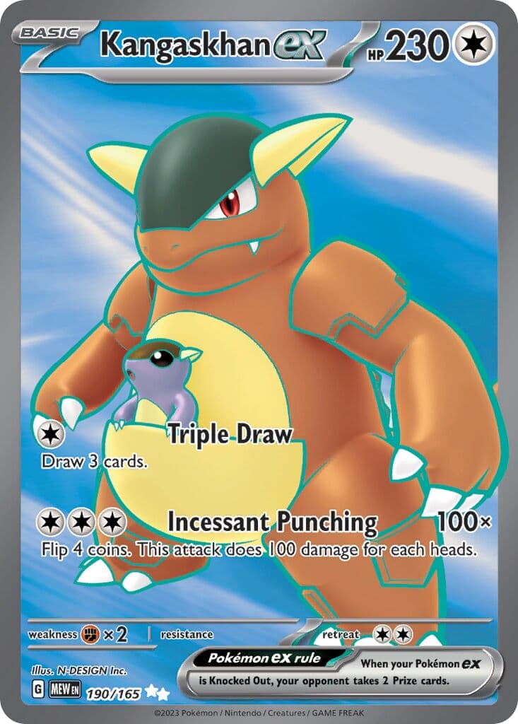 Scarlet & Violet 151 Pokemon card #190 - high resolution TCG trading card image