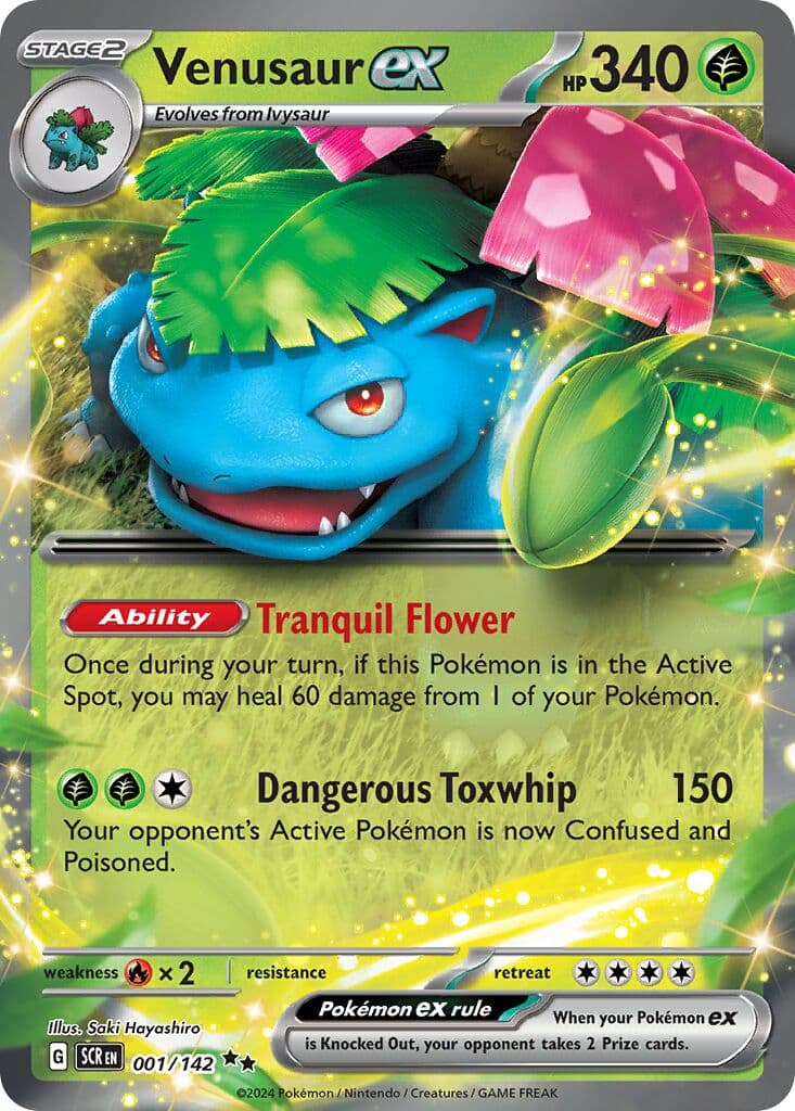 Stellar Crown Pokemon card #001 - high resolution TCG trading card image