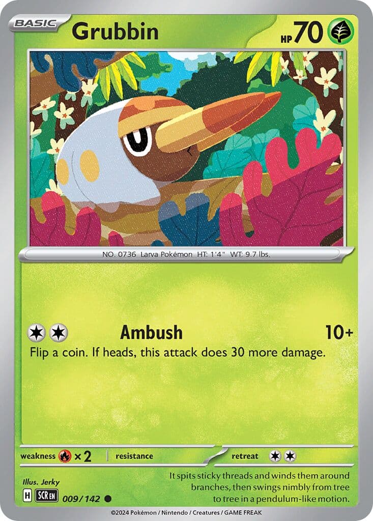 Stellar Crown Pokemon card #009 - high resolution TCG trading card image