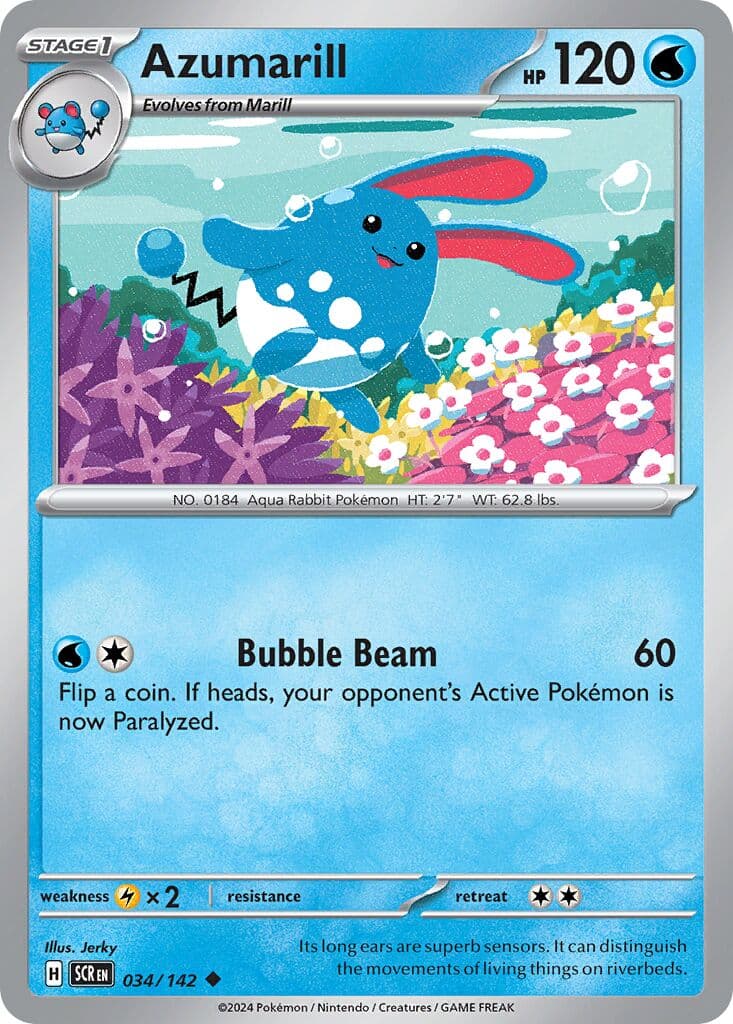 Stellar Crown Pokemon card #034 - high resolution TCG trading card image
