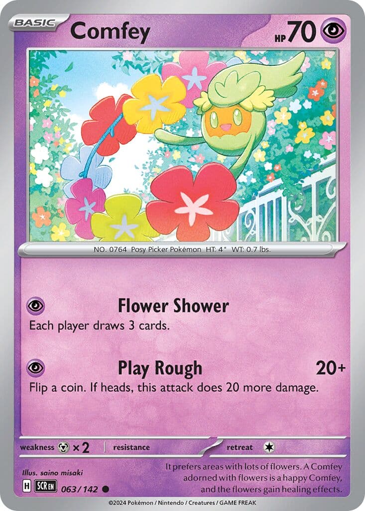 Stellar Crown Pokemon card #063 - high resolution TCG trading card image