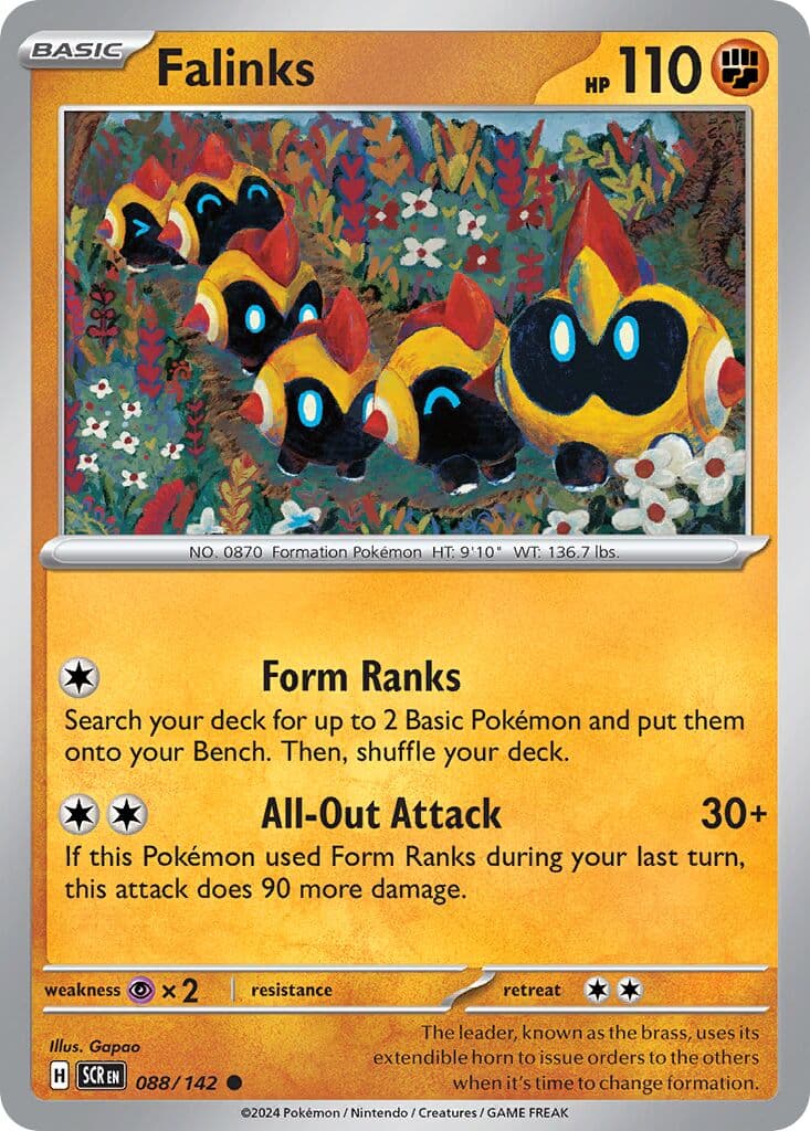 Stellar Crown Pokemon card #088 - high resolution TCG trading card image